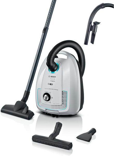 Series 4 Bagged vacuum cleaner, ProHygienic, White