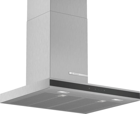 Series 4 wall-mounted cooker hood, 60 cm, Stainless steel