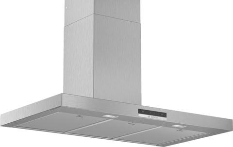 Series 4 wall-mounted cooker hood, 90 cm, Stainless steel