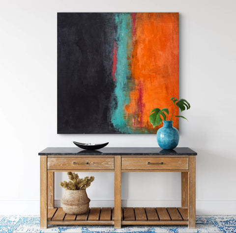 Orange Dunes Wall Art