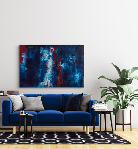 Blue Wall Art