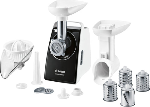 Series 4 Meat mincer, CompactPower, 1800 W, White, Black