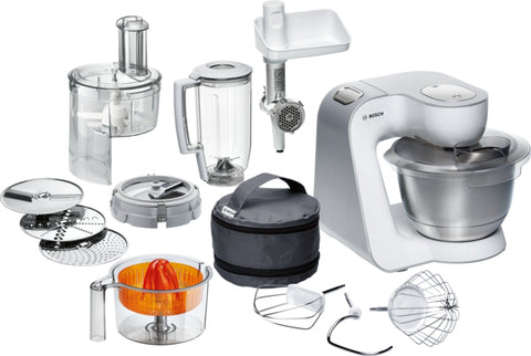 Series 4 Kitchen machine, MUM 5, 900 W, White, Silver