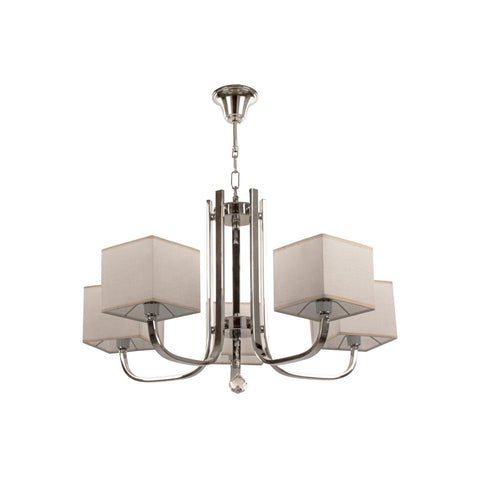 Tiara Chandelier 5 Bulbs Color Chrome