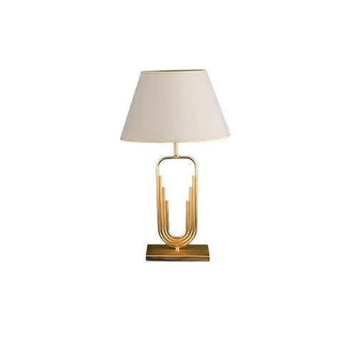 Modern Table Lamp Gold (With Shade)