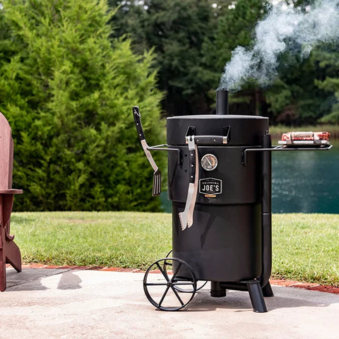 Oklahoma Joe’s Bronco Drum Smoker, Black